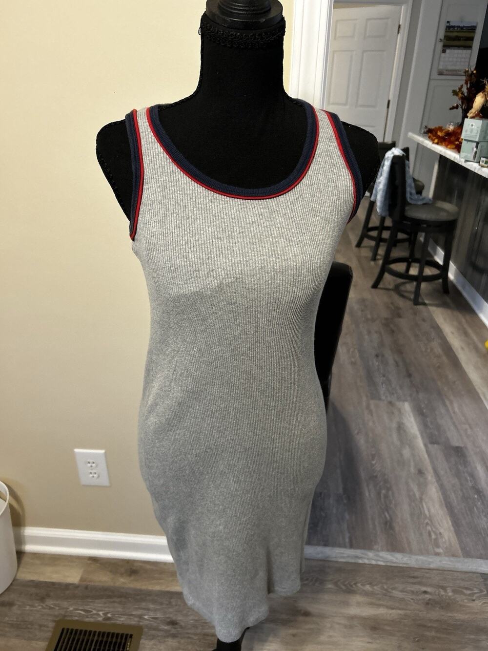 Vintage Tommy Hilfiger 90's Dress American Stripe Cotton Athletic Size XS/TG/XG